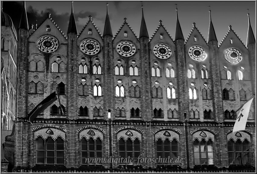 Das Rathaus in Stralsund Das Rathaus in Stralsund