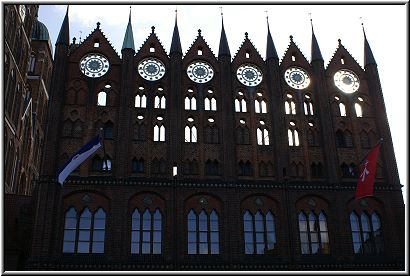 Das Rathaus in Stralsund